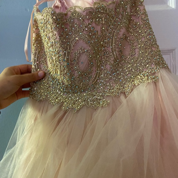 It’s not so much pink but a blush color